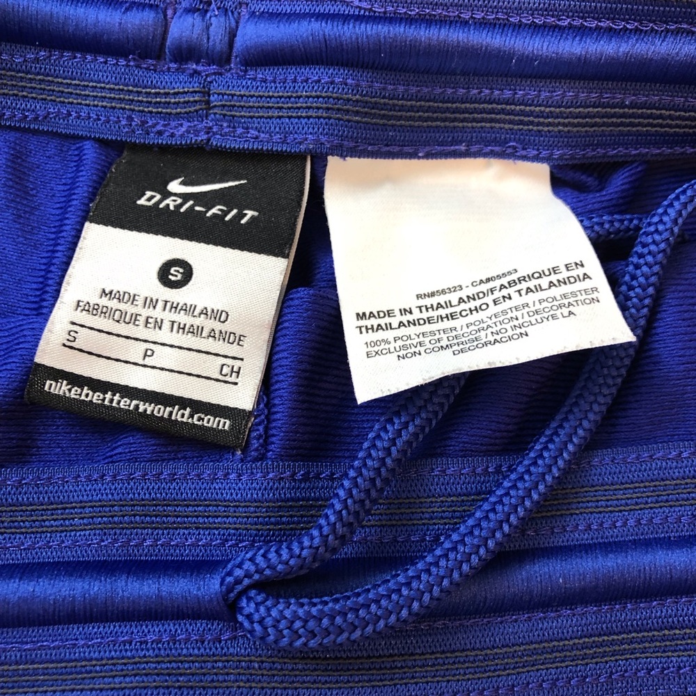 Nike Dri Fit Athletic Shorts Bright Blue - Picture 9 of 16